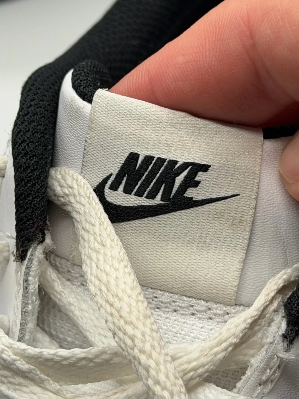 Nike Black and White Low-Top Sneakers